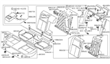 Diagram for Nissan Maxima Armrest - 88700-ZX80B