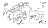 Diagram for 2014 Nissan Maxima Glove Box - 68500-9N10A