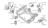 Diagram for Nissan Maxima Engine Mount Bracket - 11320-9N00A