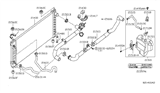 Diagram for 2007 Nissan Altima Cooling Hose - 21503-JA100