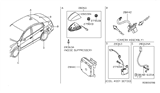 Diagram for 2011 Nissan Maxima Antenna - 28208-ZX50A