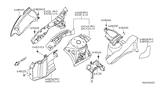 Diagram for 2009 Nissan Maxima Wheelhouse - 64838-9N00A