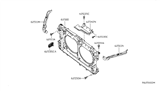 Diagram for 2009 Nissan Altima Radiator Support - 62512-JA030