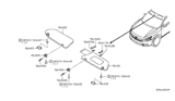 Diagram for Nissan Maxima Sun Visor - 96400-9N00A