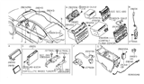 Diagram for 2009 Nissan Maxima A/C Switch - 28395-9N00B