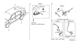 Diagram for 2014 Nissan Maxima Antenna - 28208-9DA0A