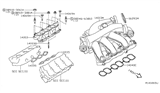 Diagram for 2013 Nissan Maxima Throttle Body Gasket - 16175-9N00A