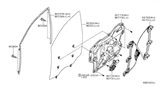 Diagram for 2014 Nissan Maxima Window Regulator - 80720-9N00A