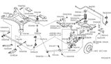 Diagram for Nissan Altima Sway Bar Bushing - 56218-3Z600