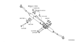 Diagram for Nissan Titan Rack & Pinion Bushing - 54445-7S000