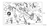 Diagram for Nissan Pathfinder Blend Door Actuator - 27443-5Z010