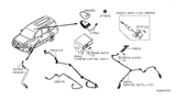 Diagram for 2010 Nissan Armada Antenna Cable - 28243-9GA2A