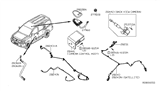 Diagram for 2010 Nissan Armada Antenna Cable - 28243-9GA0A