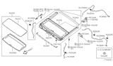 Diagram for 2004 Nissan Armada Sunroof - 91205-7S010