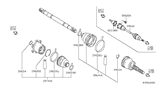 Diagram for 2004 Nissan Armada CV Boot - 39741-7S025