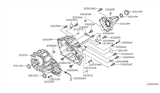 Diagram for 2005 Nissan Xterra Transfer Case Seal - 33140-7S110