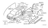 Diagram for 2004 Nissan Armada Mud Flaps - 63850-7S800