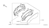 Diagram for 2011 Nissan Titan Instrument Cluster - 24810-ZR78A