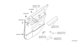 Diagram for 2007 Nissan Armada Armrest - 82940-ZQ00B