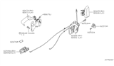 Diagram for 2012 Nissan Armada Rear Passenger Door Handle Latch - 82501-ZW00A