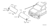 Diagram for 2014 Nissan Armada Sun Visor - 96401-9GG0A