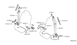 Diagram for 2009 Nissan Armada Seat Belt - 86885-ZQ08D