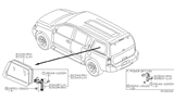 Diagram for 2005 Nissan Armada Weather Strip - 83352-7S00A