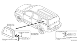 Diagram for 2015 Nissan Armada Weather Strip - 83352-7S00B