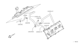 Diagram for Nissan Titan PCV Hose - 11826-7S005