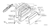 Diagram for Nissan Weather Strip - 90310-7S00A
