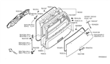 Diagram for 2006 Nissan Armada Door Striker - 90332-7S000