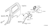 Diagram for 2008 Nissan Armada Fuel Door - 78830-7S030