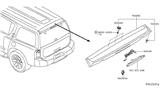 Diagram for 2005 Nissan Armada Spoiler - 96030-ZH10A