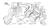 Diagram for 2004 Nissan Armada Seat Cushion - 87300-7S001