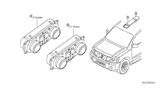 Diagram for Nissan Armada A/C Switch - 27501-ZZ90A