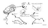 Diagram for 2007 Nissan Armada Antenna Cable - 28243-ZQ00A