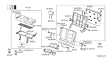 Diagram for 2013 Nissan Armada Seat Cushion - 89350-ZV50C