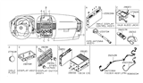 Diagram for 2008 Nissan Armada Antenna Cable - 28243-ZH00E