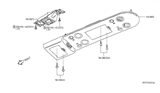 Diagram for 2015 Nissan Armada Dome Light - 96980-9GE2A