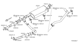 Diagram for 2011 Nissan Armada Exhaust Pipe - 20030-ZE00B