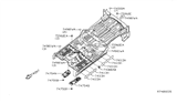 Diagram for 2013 Nissan Titan Exhaust Heat Shield - 74752-7S000