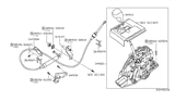 Diagram for Nissan Automatic Transmission Shifter - 34901-7S000