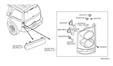 Diagram for 2010 Nissan Xterra Headlight Bulb - 26717-9B91A