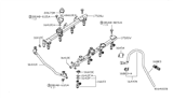 Diagram for 2009 Nissan Armada Fuel Injector - 16600-ZJ50A