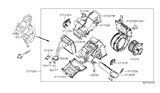 Diagram for 2010 Nissan Armada Blower Motor - 27375-ZC30A