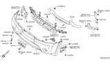 Diagram for 2009 Nissan Titan Bumper - 62256-7S200