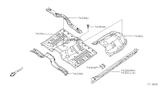 Diagram for 2012 Nissan Armada Floor Pan - 74312-7S030