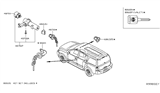 Diagram for 2006 Nissan Armada Ignition Lock Cylinder - 99810-ZC30A