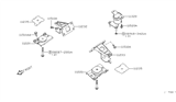 Diagram for 2012 Nissan Titan Engine Mount - 11320-ZZ50B