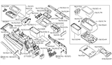 Diagram for 2015 Nissan Armada Cup Holder - 68431-ZT00A